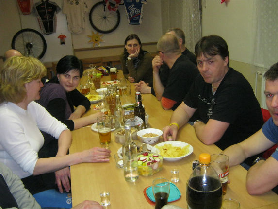 Zástupci Pokalíšků, OD Morava a KTM biking team Chropyně.
